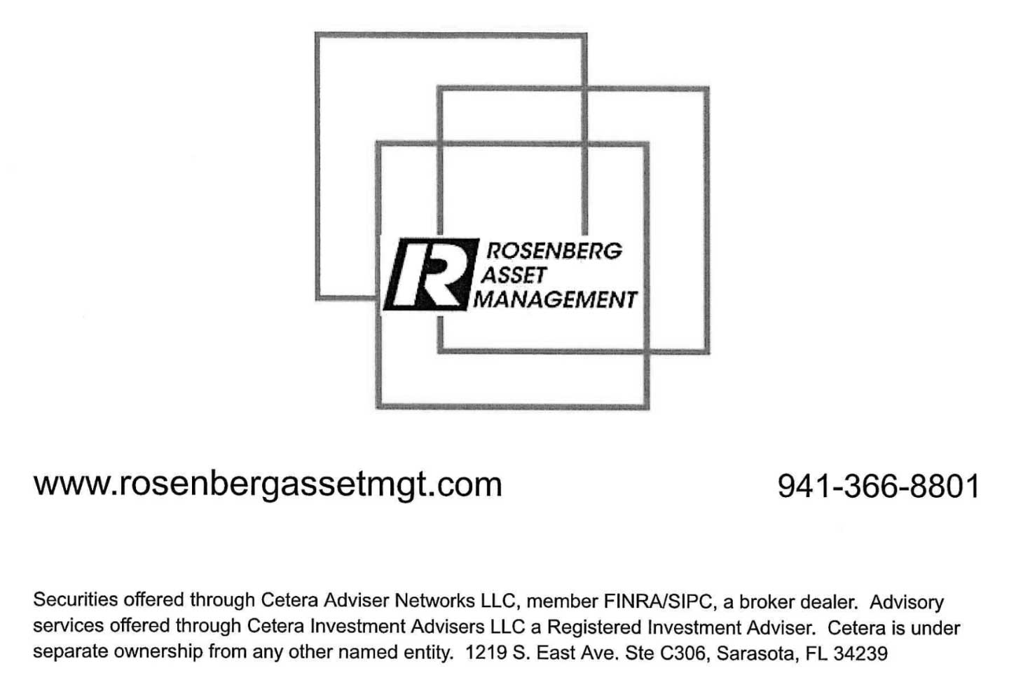 Rosenberg Asset Management Logo