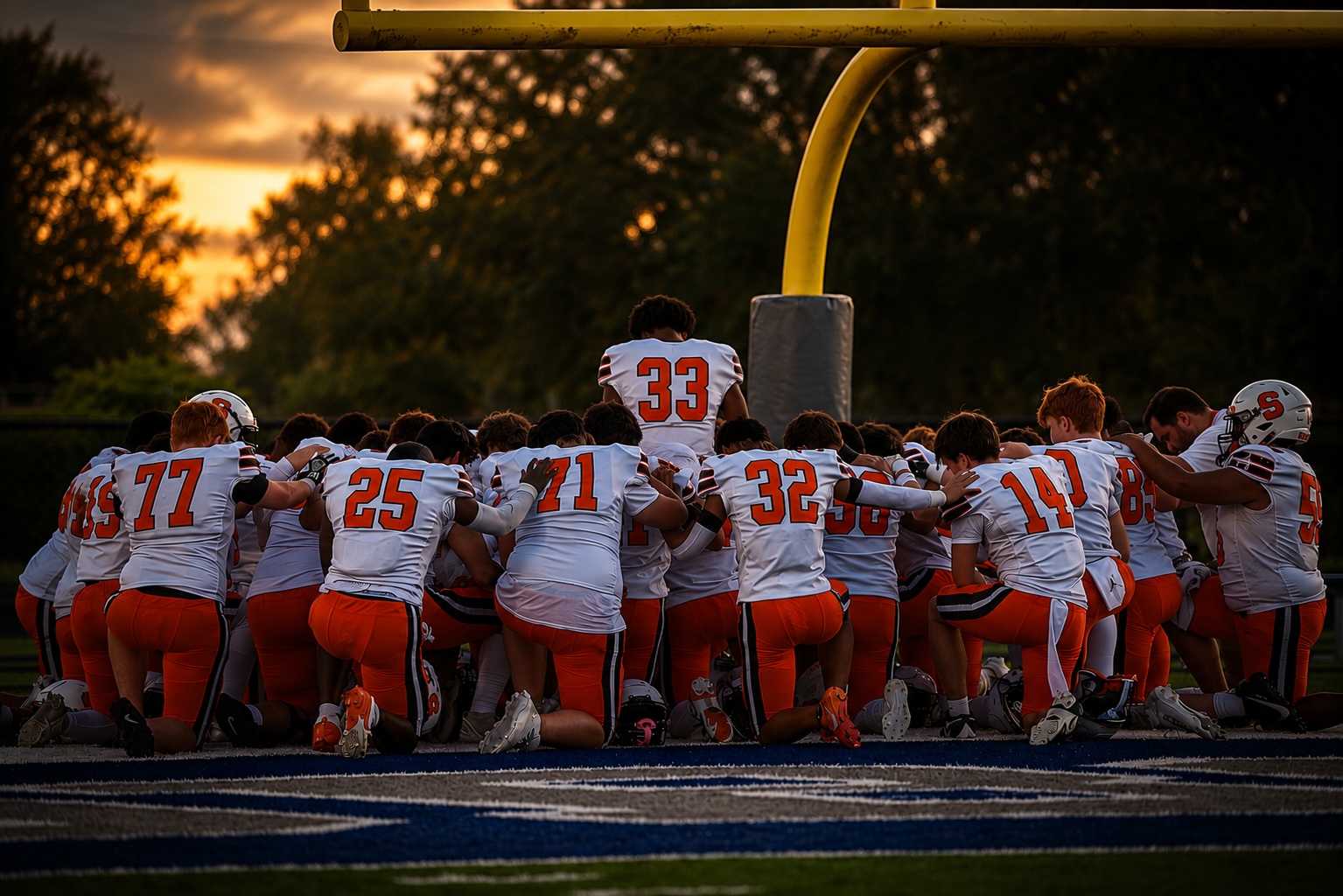 Sarasota Football players representing Sailor Nation