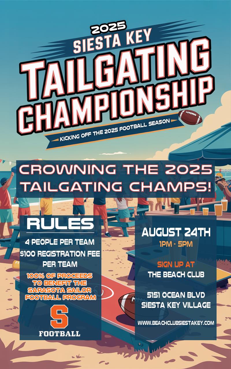 Sarasota Football Tailgating Fundraiser